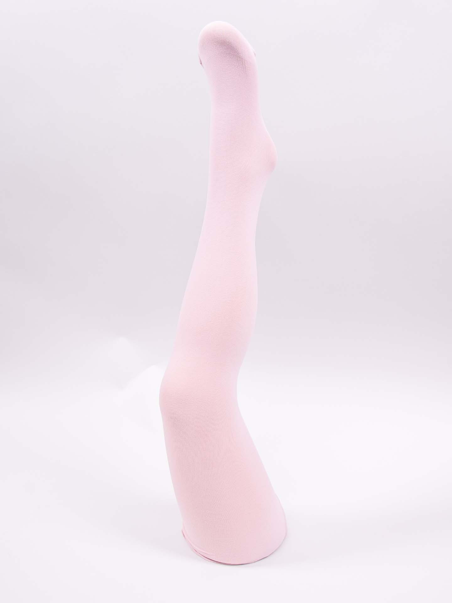 Yoclub Dívčí neprůhledné punčocháče z mikrovlákna 40 Den RA-09/GIR/01/RPU Pink 92-98