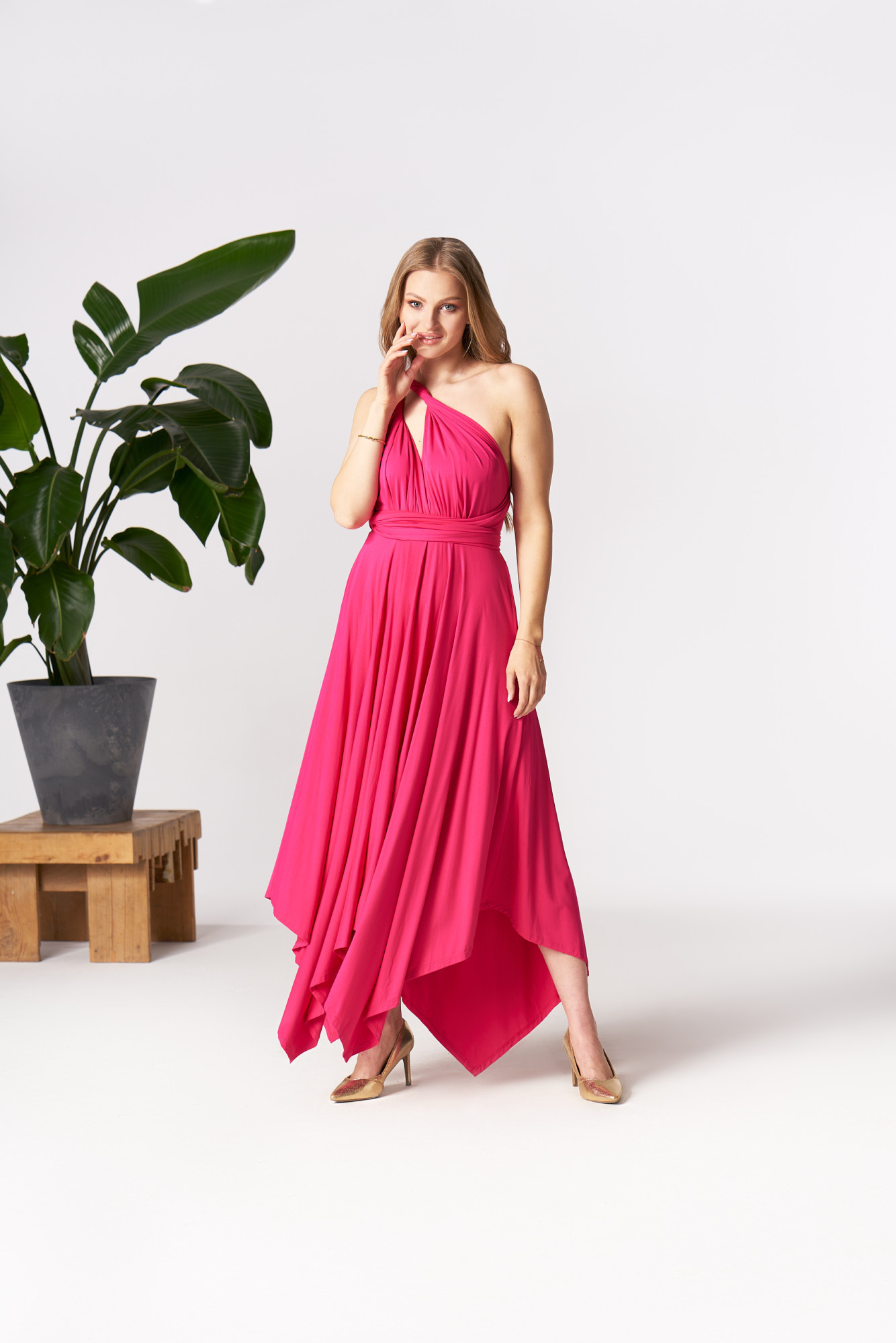 By Your Side Maxi šaty Infinity Summer Pink M