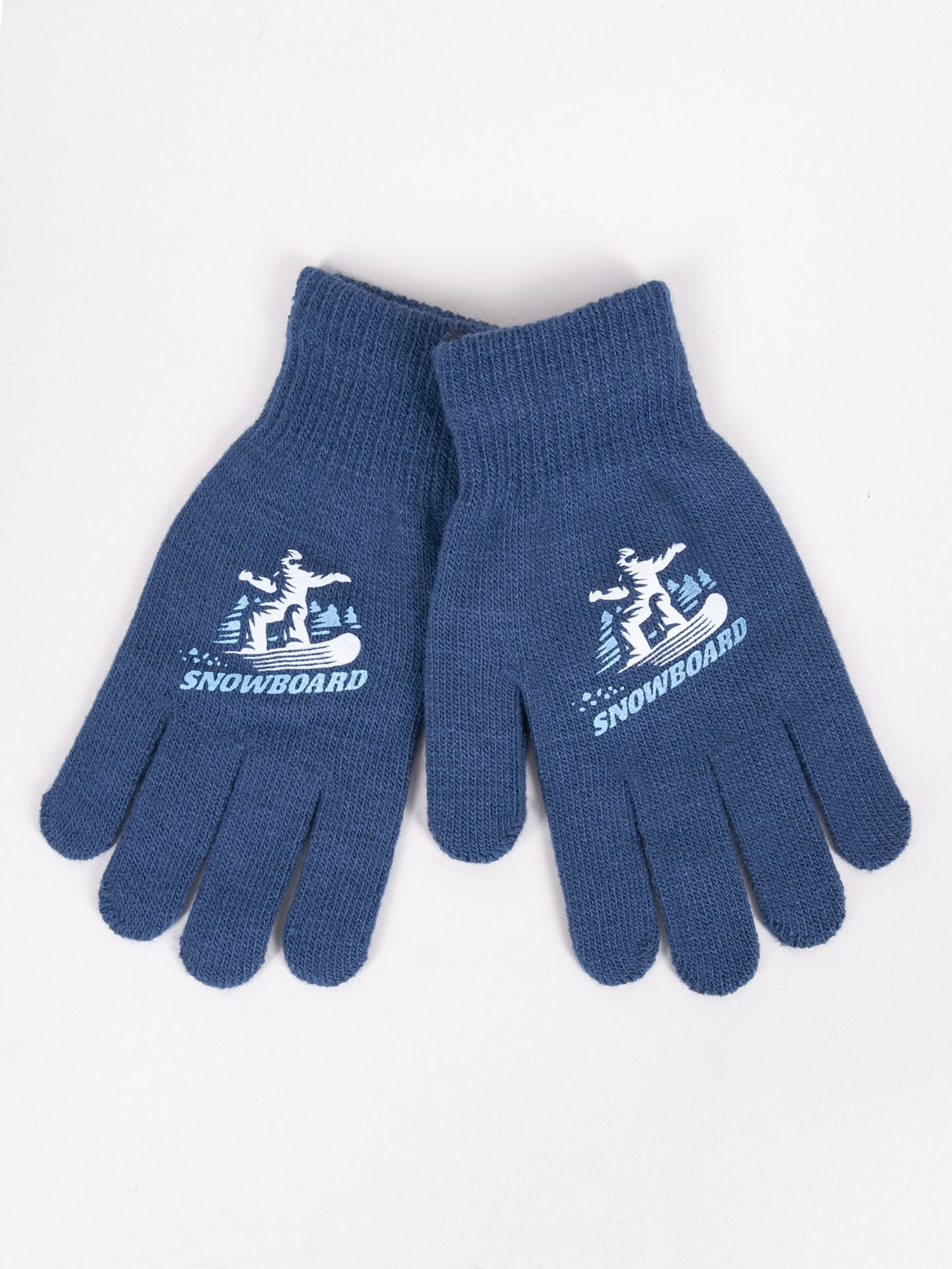 Chlapecké pětiprsté rukavice Yoclub RED-0012C-AA5A-013 Blue 18