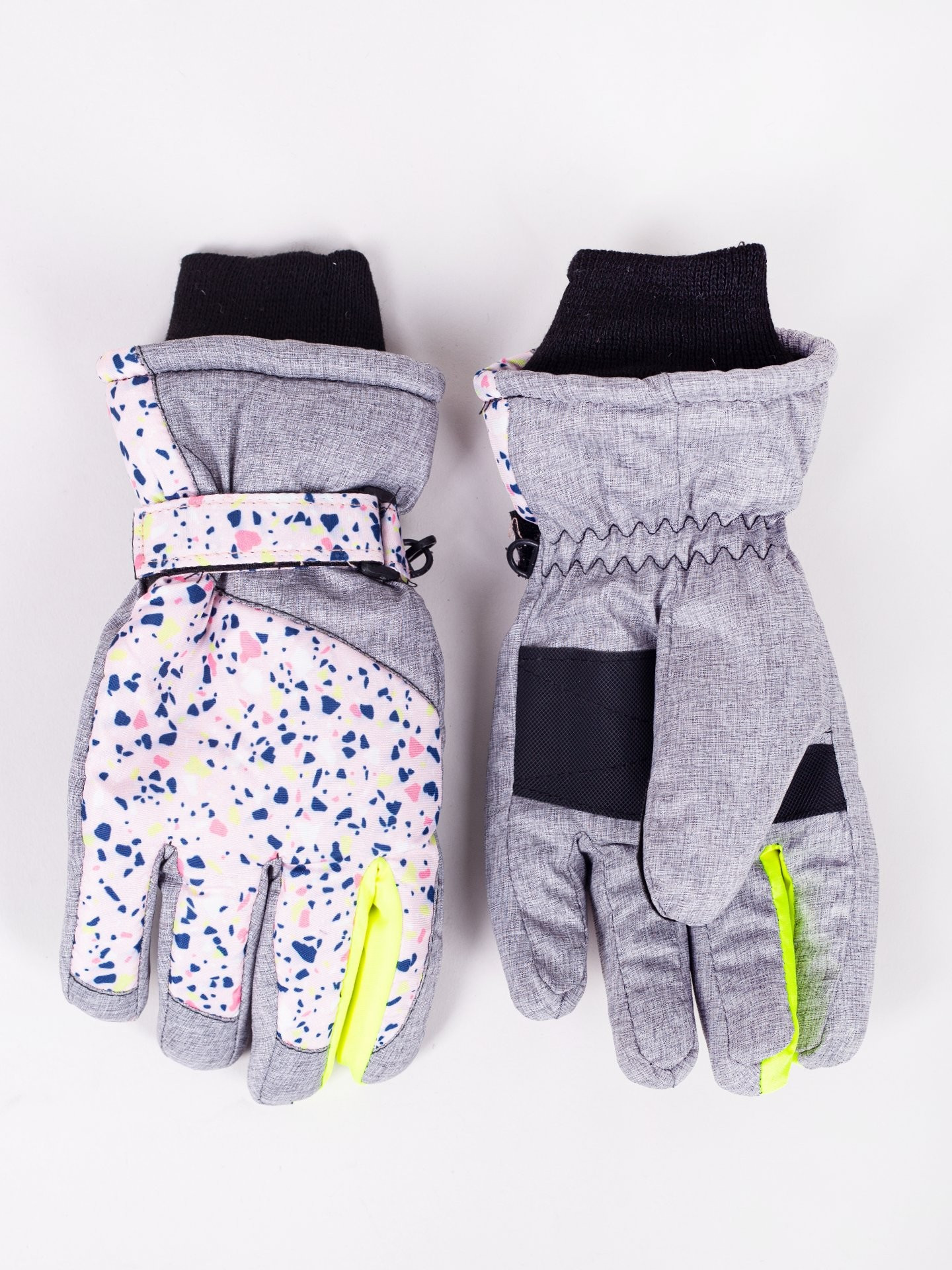 Dětské zimní lyžařské rukavice Yoclub REN-0238G-A150 Multicolour 16