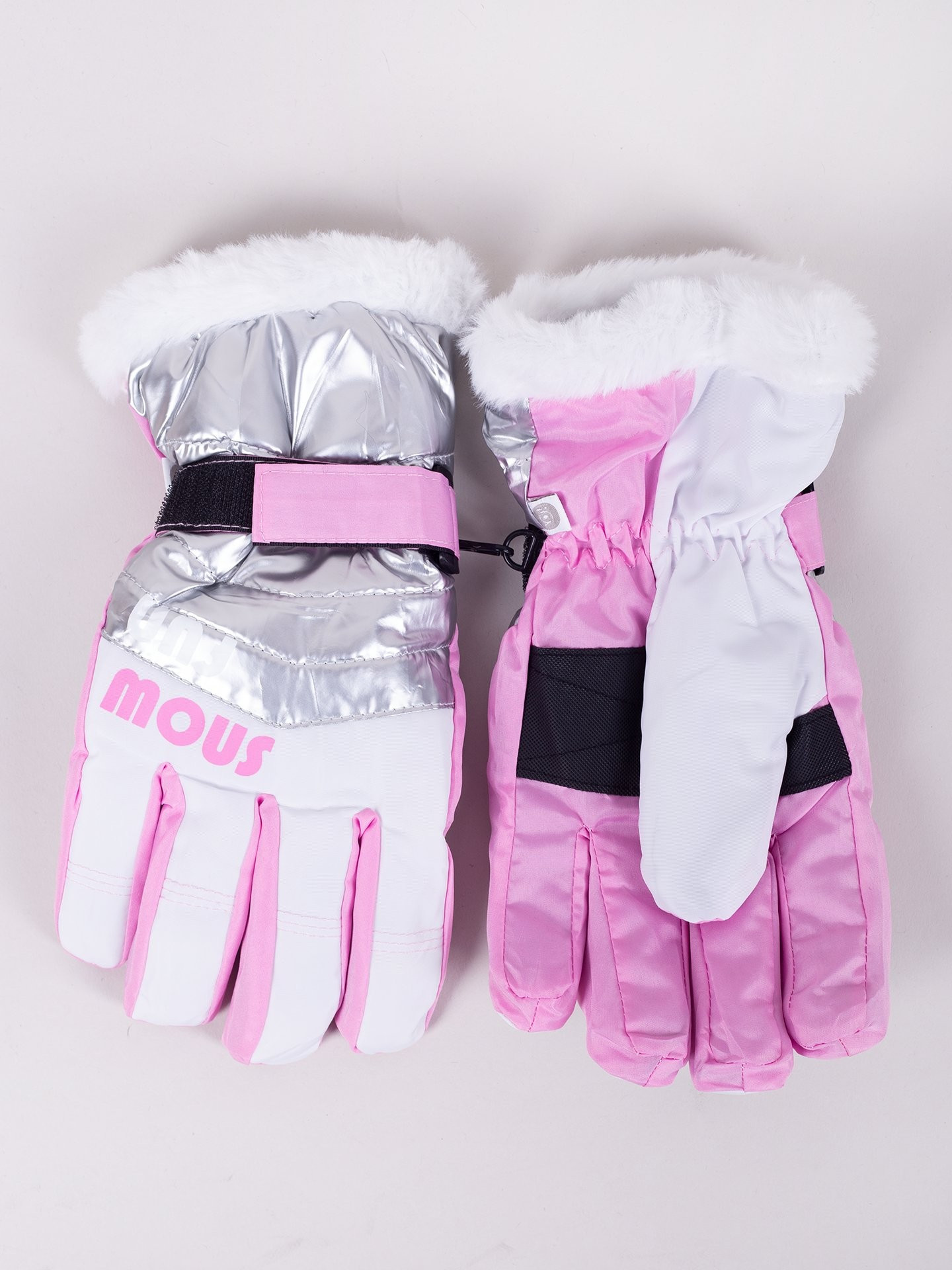 Dámské zimní lyžařské rukavice Yoclub REN-0258K-A150 Multicolour 18