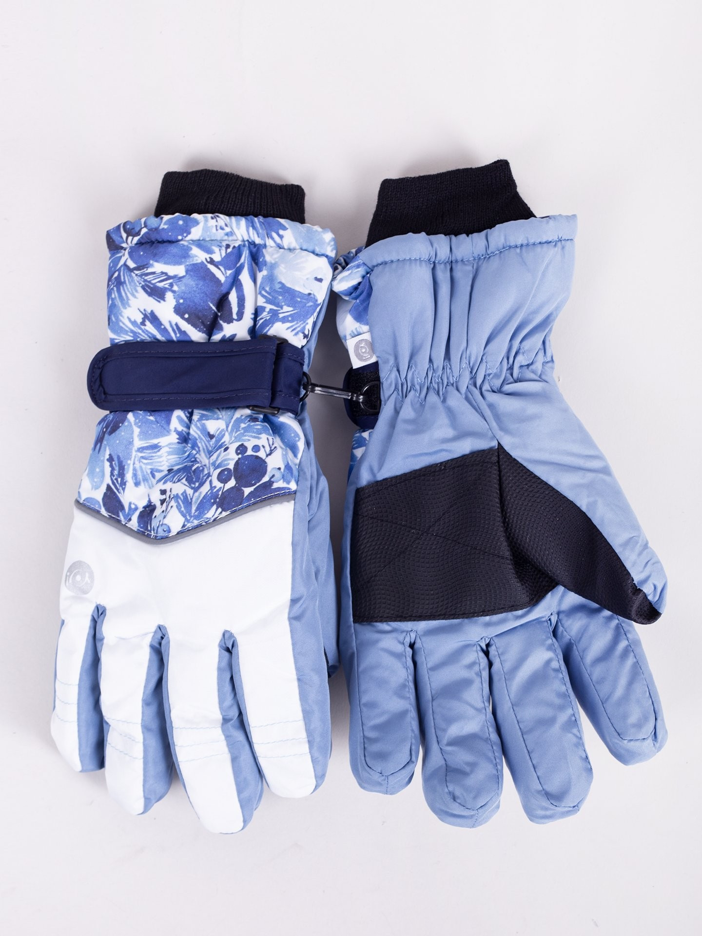 Dámské zimní lyžařské rukavice Yoclub REN-0260K-A150 Blue 18