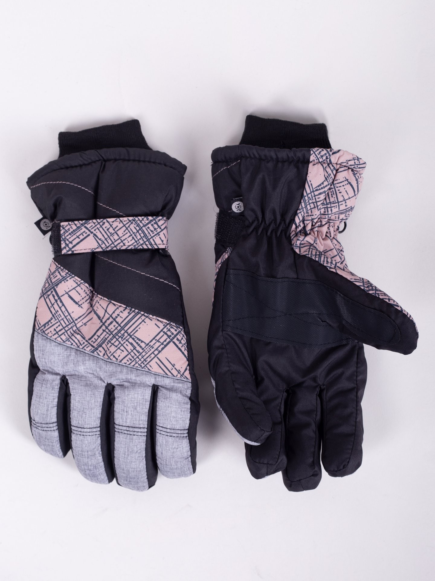 Yoclub Pánské zimní lyžařské rukavice REN-0263F-A150 Multicolour 20