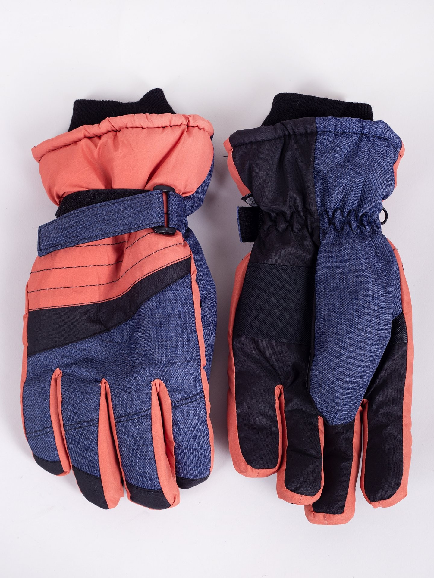 Yoclub Pánské zimní lyžařské rukavice REN-0272F-A150 Multicolour 22