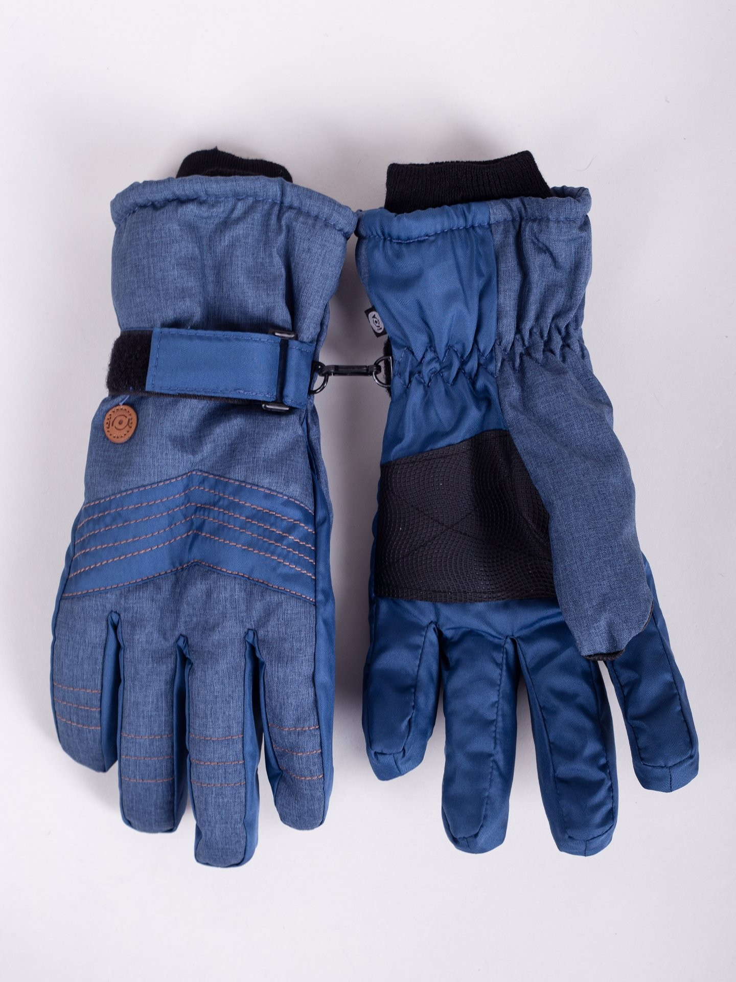 Yoclub Pánské zimní lyžařské rukavice REN-0281F-A150 Navy Blue 20