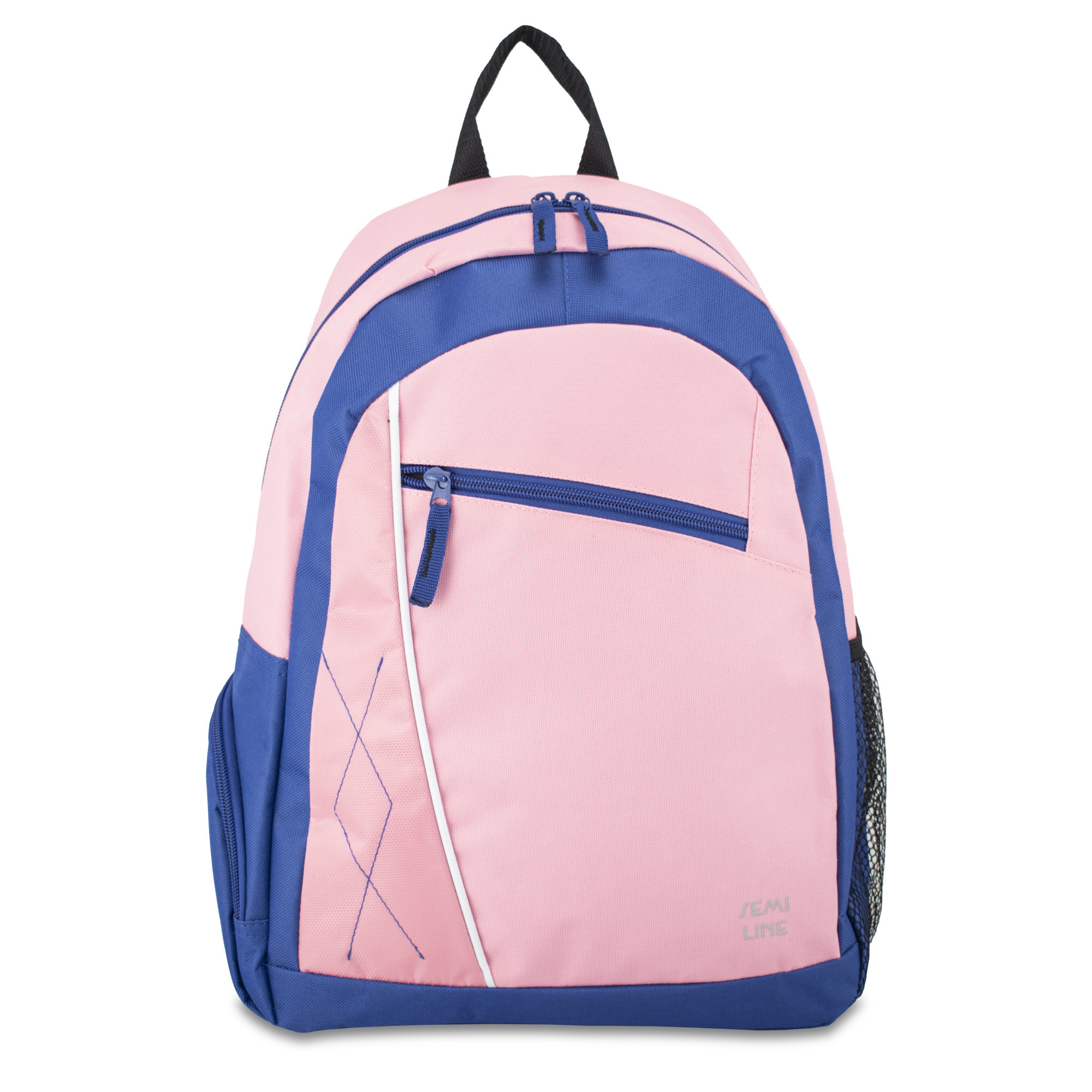 Školní batoh Semiline A3038-2 Pink/Navy Blue 43 cm x 30 cm x 15 cm