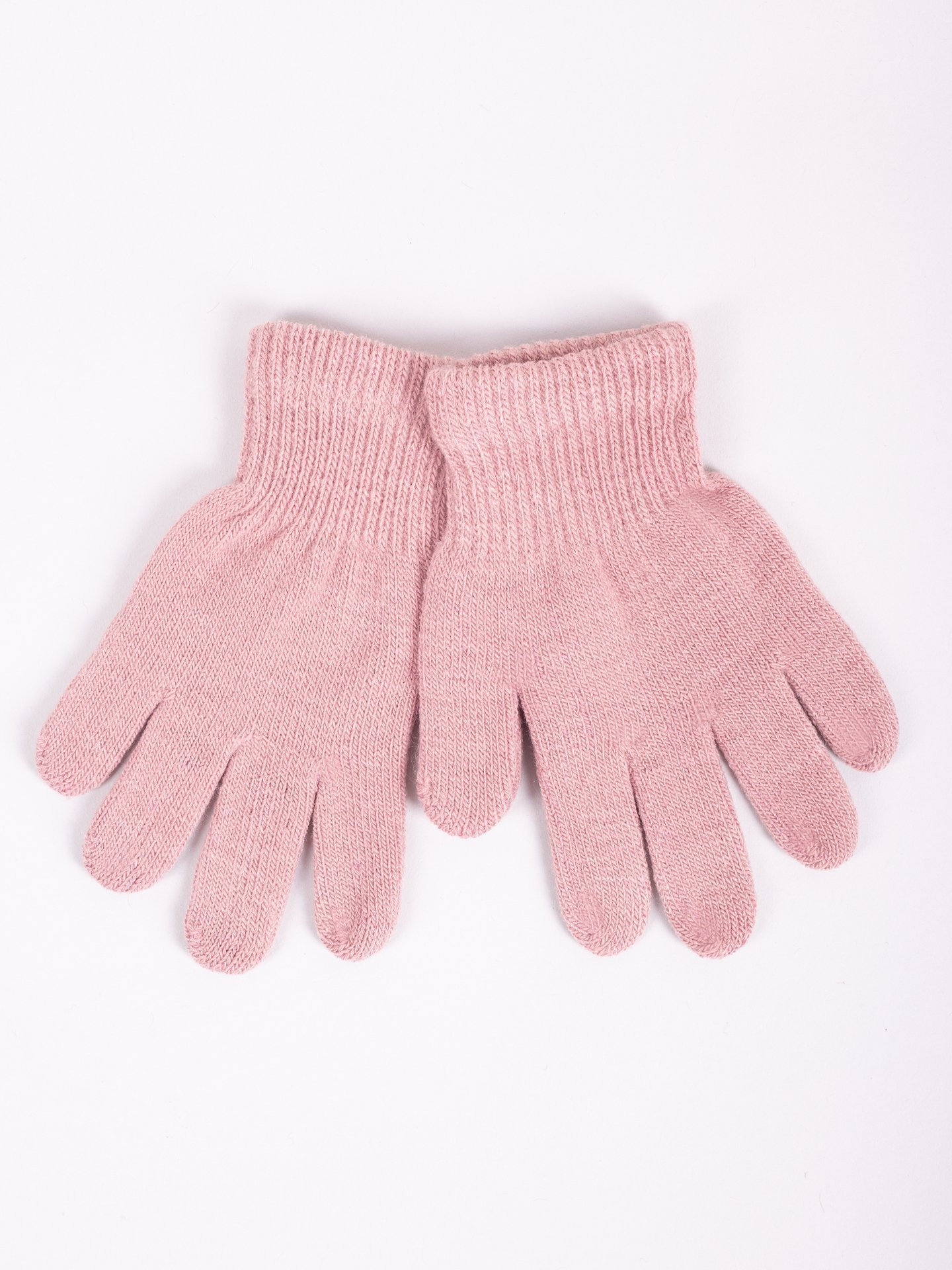 Yoclub Dětské základní rukavice RED-MAG4U-0050-005 Pink 16