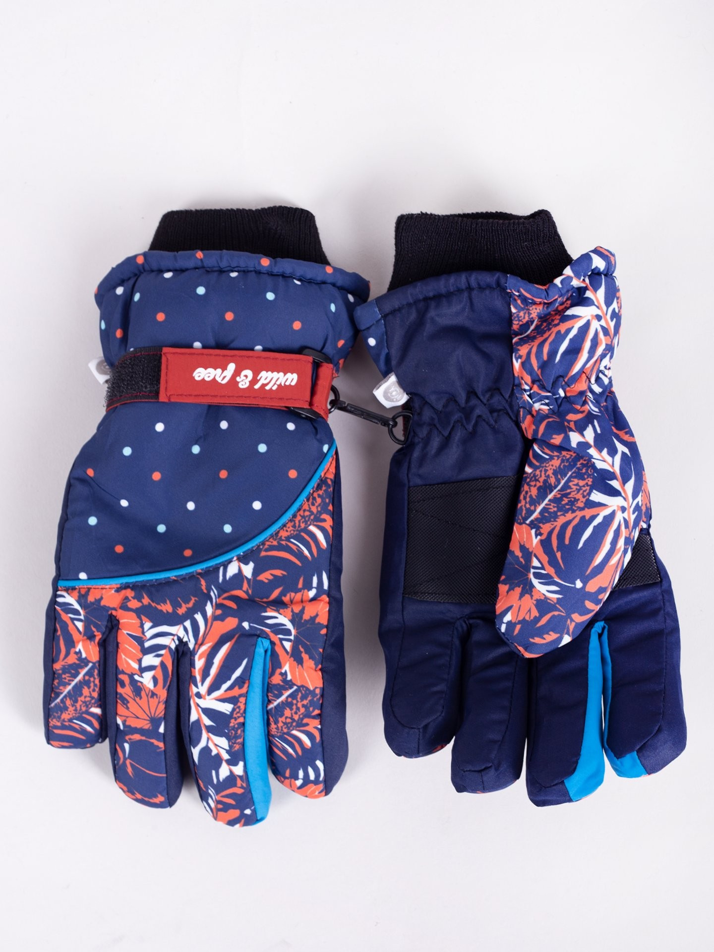 Dětské zimní lyžařské rukavice Yoclub REN-0242G-A150 Navy Blue 16
