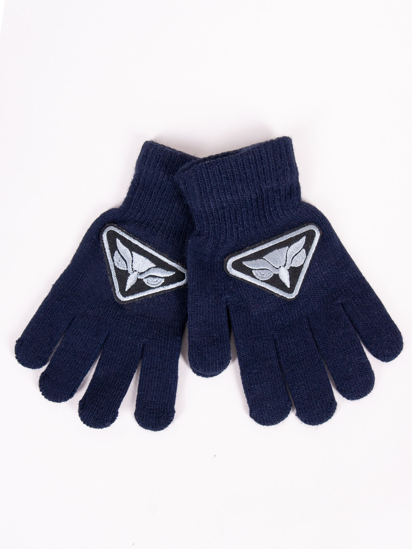 Chlapecké pětiprsté rukavice Yoclub RED-0233C-AA5B-003 námořnická modrá 16