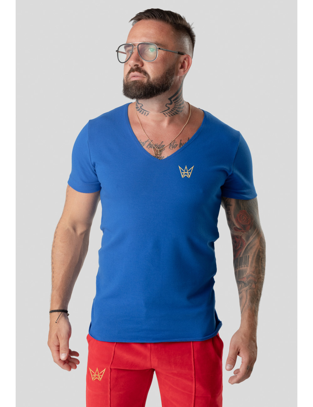 TRES AMIGOS WEAR tričko s oficiálním výstřihem modrá L