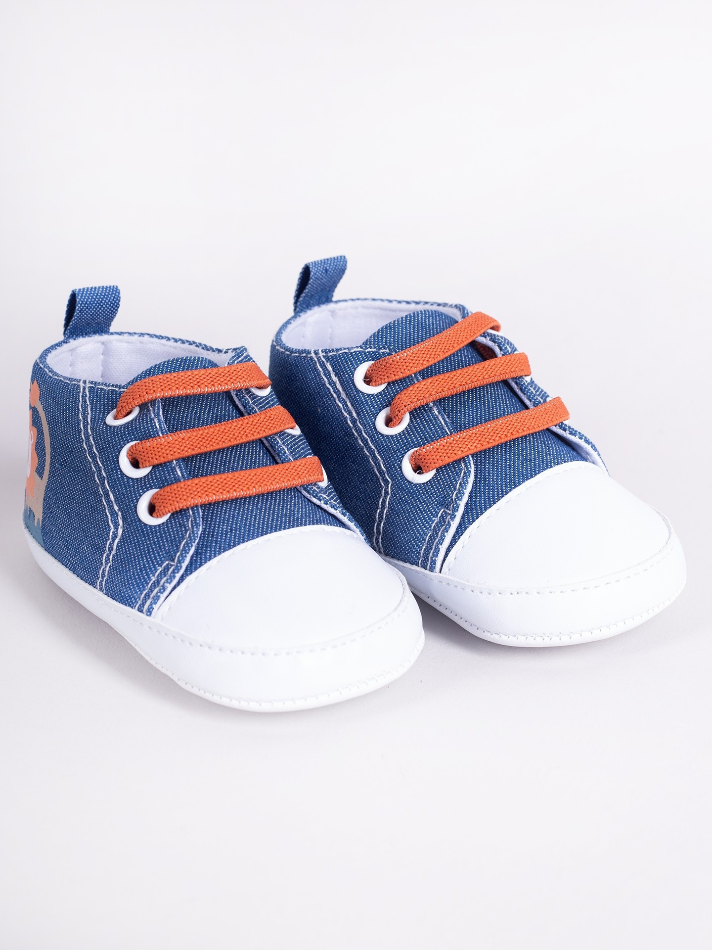Yoclub Dětské chlapecké boty OBO-0210C-1800 Denim 0-6 měsíců