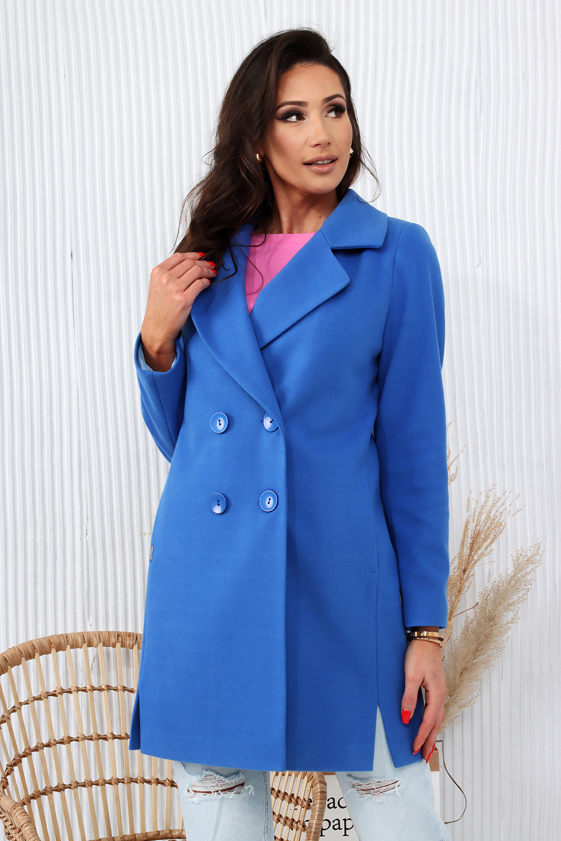 Merce Coat Layla Blue 42
