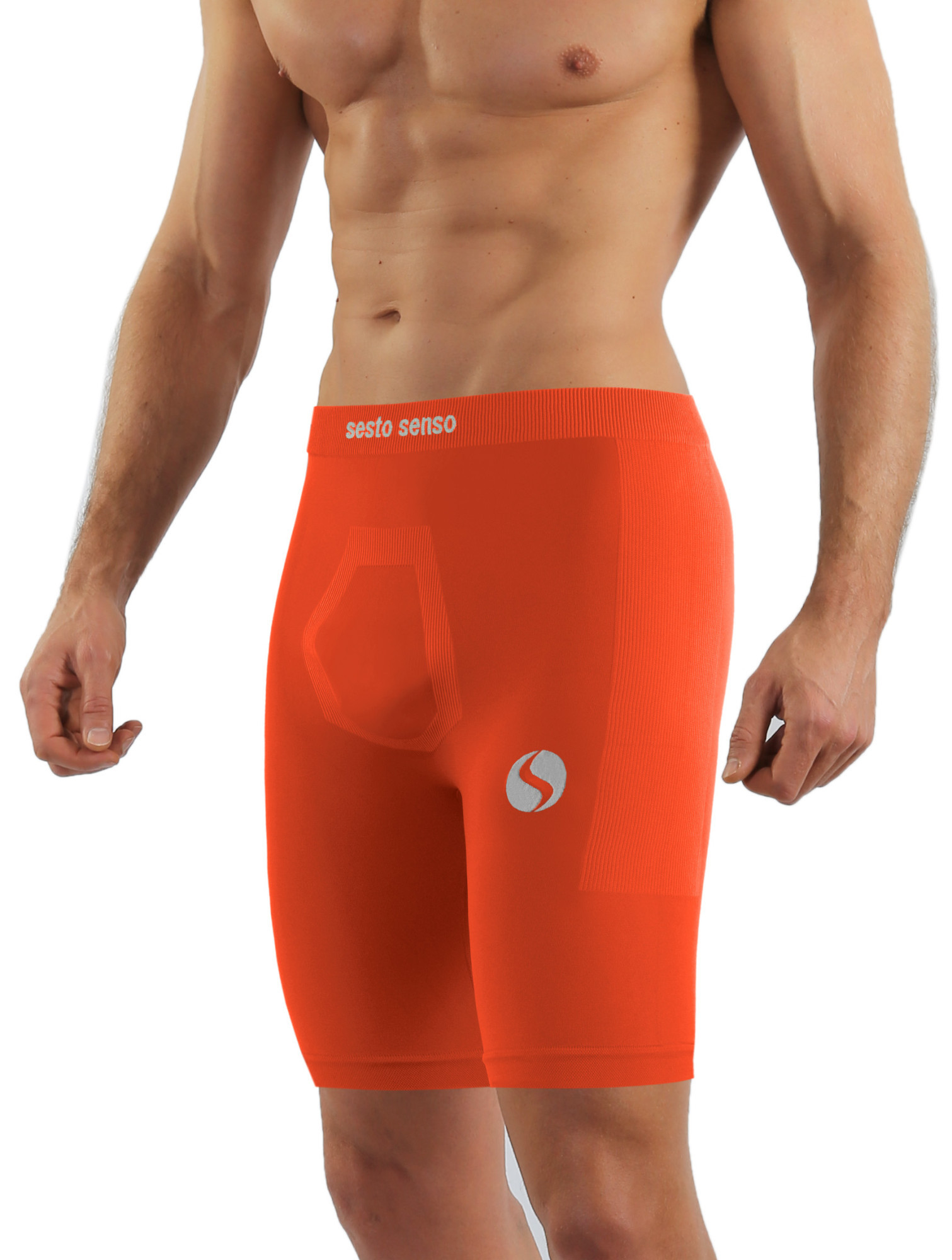 Cyklistické šortky Sesto Senso Thermo CL41 Orange L/XL