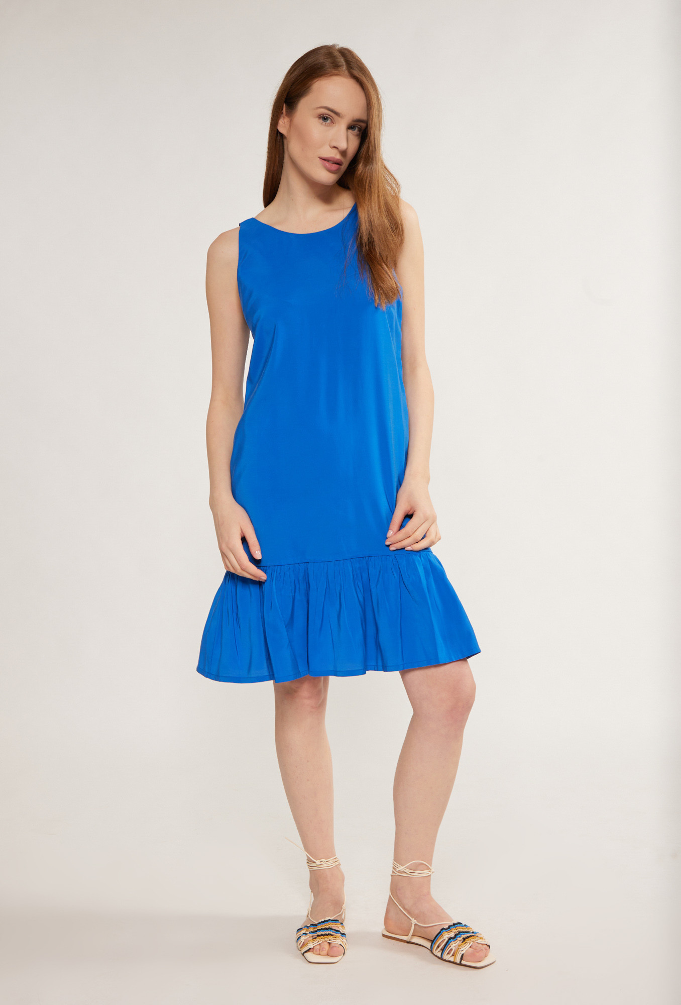 Monnari Mini šaty Dámské šaty s ozdobnými zády Multi Blue 40