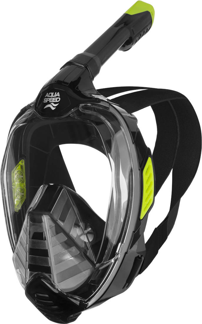 AQUA SPEED Potápěčská maska Vefia ZX Black/ Green L/XL
