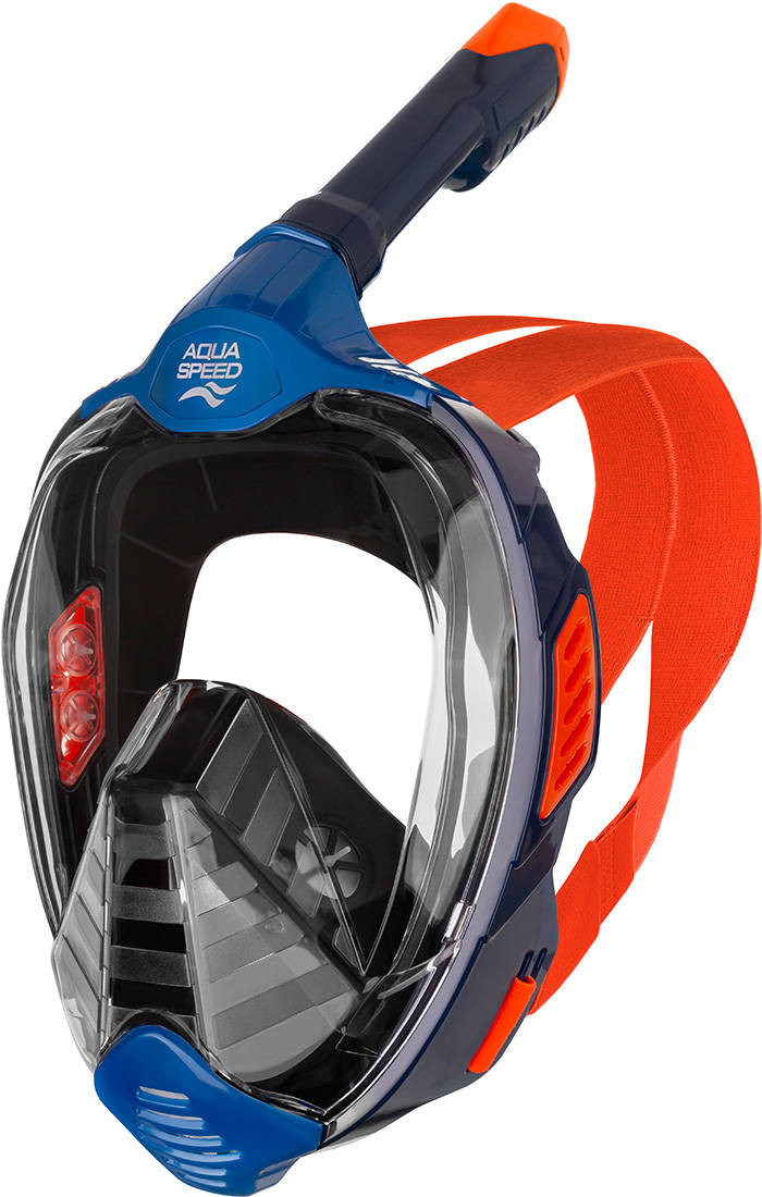 AQUA SPEED Potápěčská maska Vefia ZX Navy Blue/Black/Orange L/XL