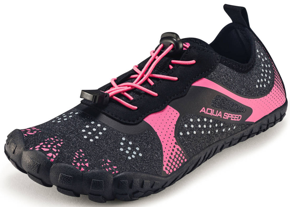 AQUA SPEED Plavecké boty Aqua Shoe Nautilus Pink/Grey Melange 38