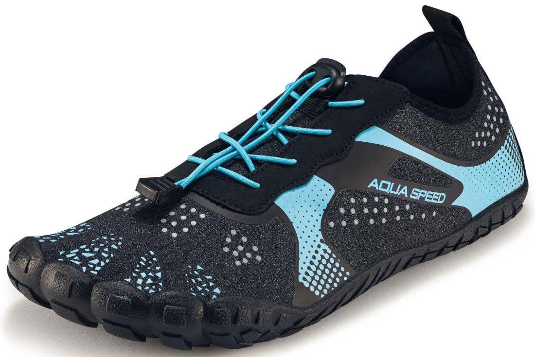 AQUA SPEED Plavecké boty Aqua Shoe Nautilus Turquoise/Grey Melange 44