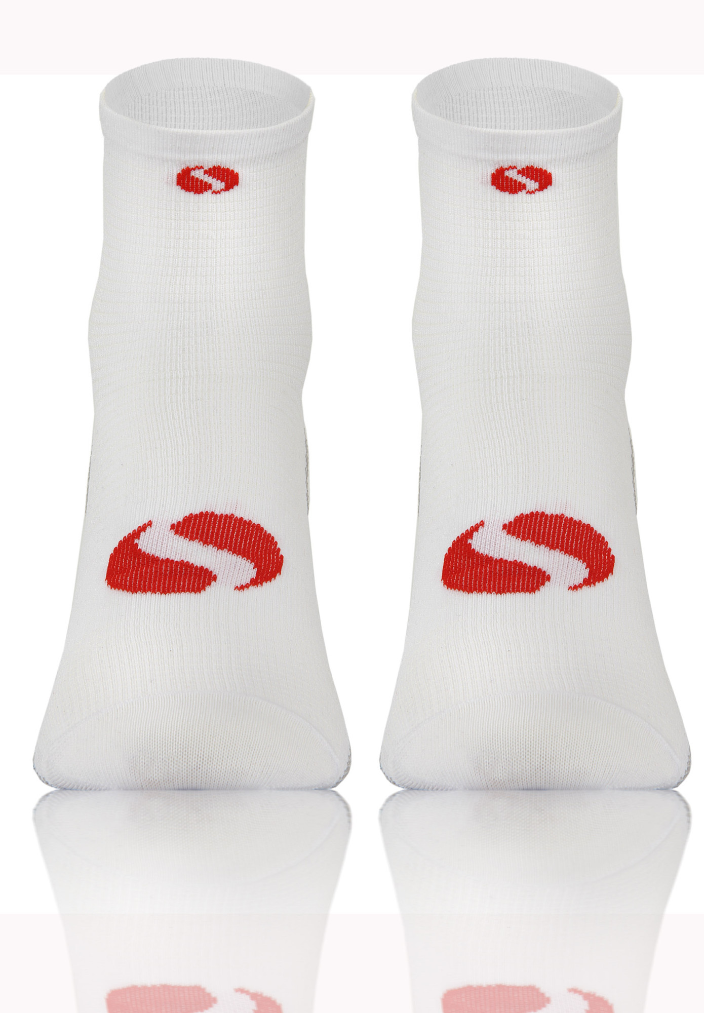 Ponožky Sesto Senso SKB_01 White/Red 43-46