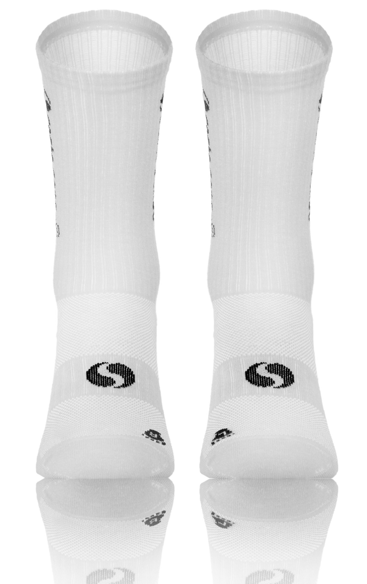 Sesto Senso Sportovní ponožky SKB_02 White 43-46
