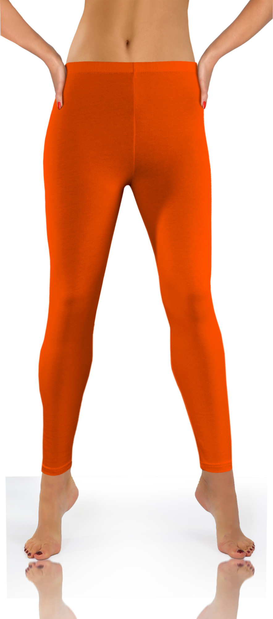 Sesto Senso Dlouhé legíny LEG_01 Orange XL