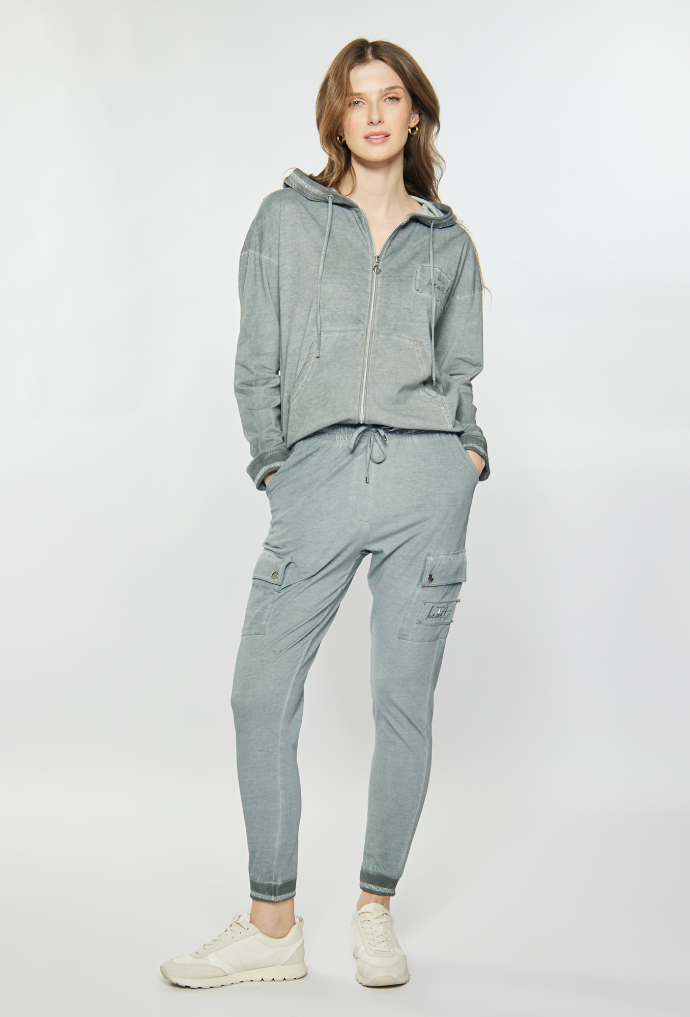Monnari Kalhoty Bavlněné tepláky Grey S