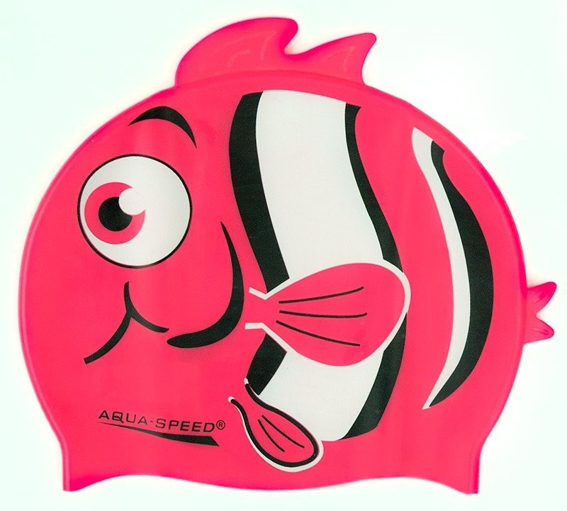 AQUA SPEED Plavecká čepice ZOO Nemo Pink Pattern 03 S