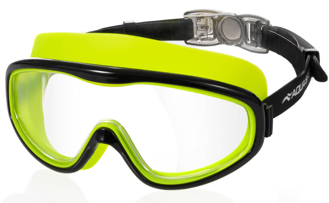 Plavecké brýle AQUA SPEED Tivano Black/Green Pattern 38 L