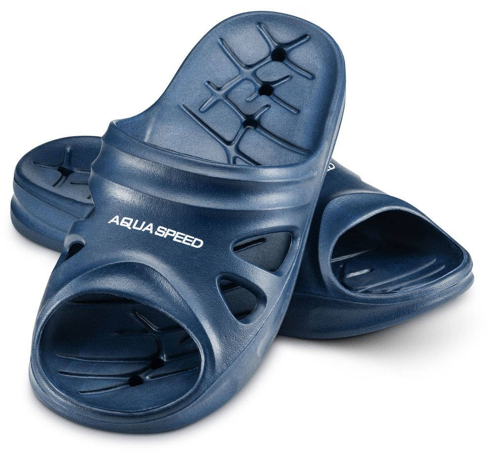 AQUA SPEED Plavecká obuv do bazénu Florida Navy Blue Pattern 10 38