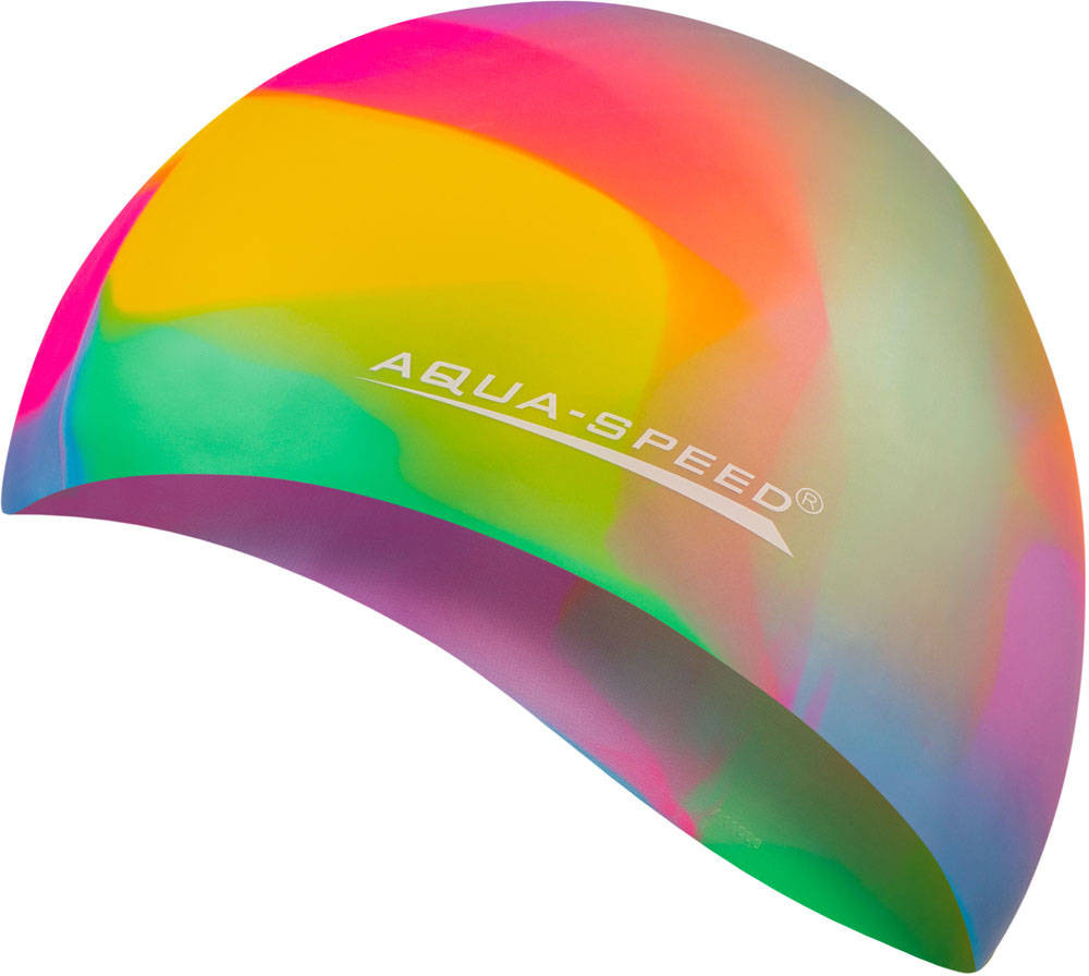 AQUA SPEED Plavecká čepice Bunt Multicolour Pattern 54 M
