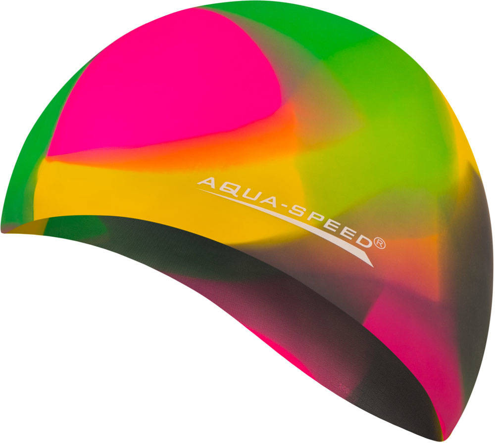 AQUA SPEED Plavecká čepice Bunt Multicolour Pattern 90 M