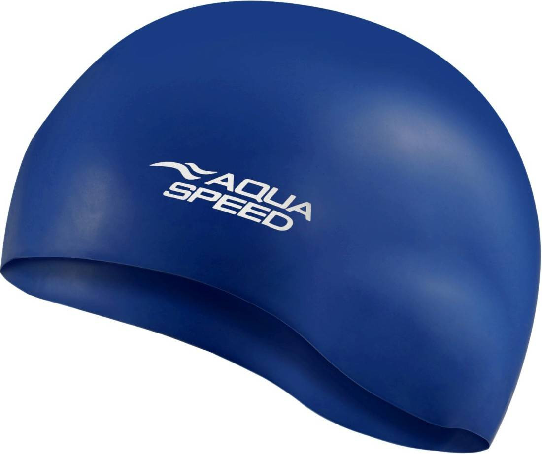 AQUA SPEED Plavecká čepice Mono Navy Blue Pattern 10 L/XL