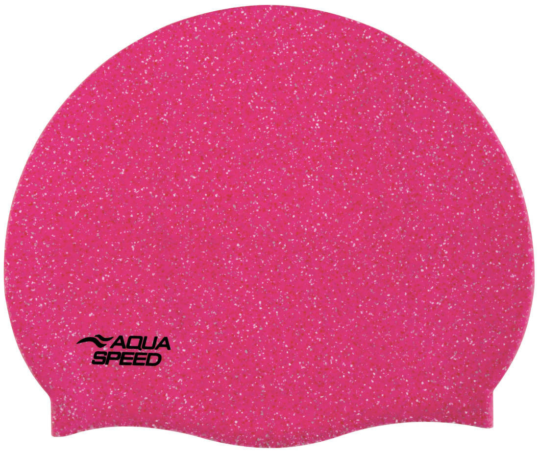 AQUA SPEED Plavecká čepice Reco Pink Pattern 03 L/XL