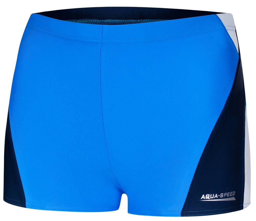 AQUA SPEED Plavecké šortky Alex Blue/Navy Blue/White Pattern 254 L