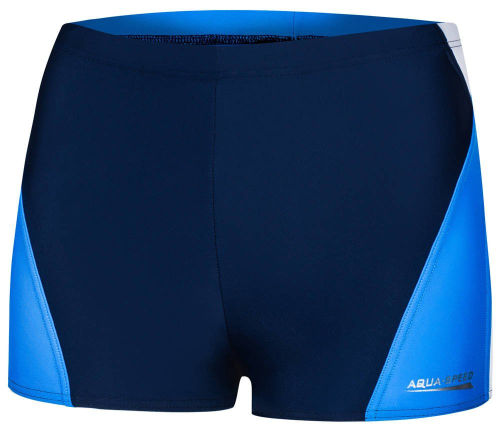AQUA SPEED Plavecké šortky Alex Navy Blue/Blue/White Pattern 452 XL