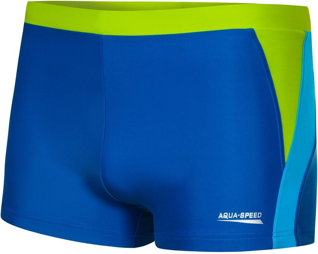 AQUA SPEED Plavecké šortky Dario Modrý/zelený vzor 28 L