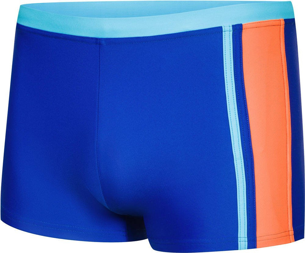 AQUA SPEED Plavecké šortky Max Blue/Orange Pattern 24 110