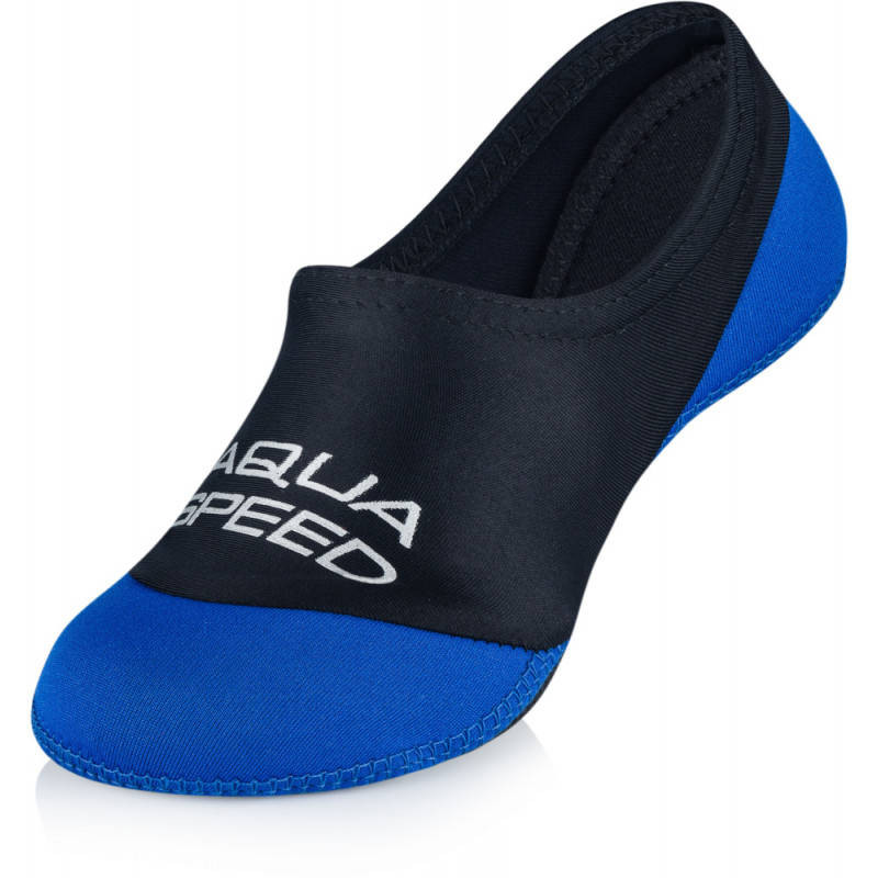 AQUA SPEED Ponožky na plavání Neo Black/Navy Blue Pattern 11 34-35