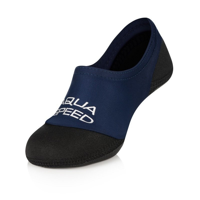 AQUA SPEED Ponožky na plavání Neo Navy Blue/Black Pattern 10 30-31