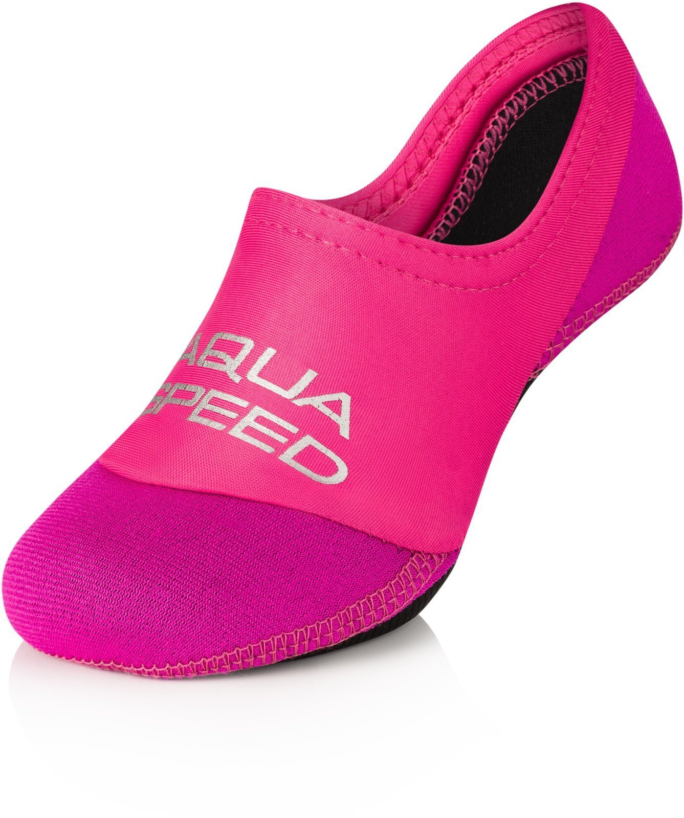AQUA SPEED Ponožky na plavání Neo Pink Pattern 33 20-21
