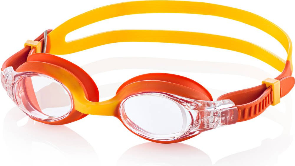 Plavecké brýle AQUA SPEED Amari Yellow/Orange Pattern 36 XXS