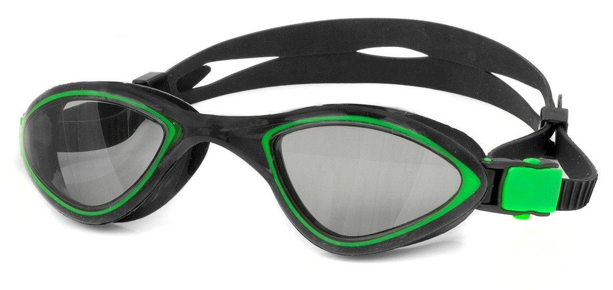 Plavecké brýle AQUA SPEED Flex Black/Green Pattern 38 M/L