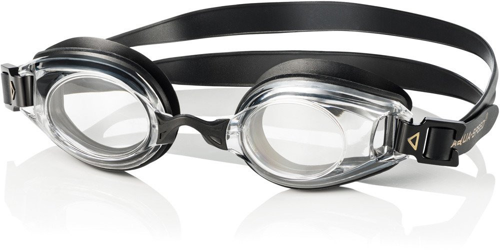 Plavecké brýle AQUA SPEED Lumina Corrective Black/Transparent Pattern 07 -8 dioptrií