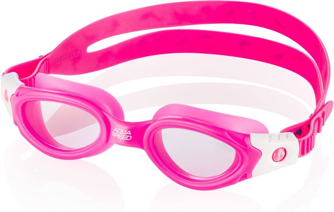 Plavecké brýle AQUA SPEED Pacific JR Bendyzz Pink Pattern 03 S/M