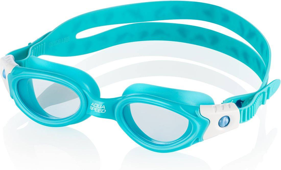 Plavecké brýle AQUA SPEED Pacific JR Bendyzz Tyrkysový vzor 22 S/M
