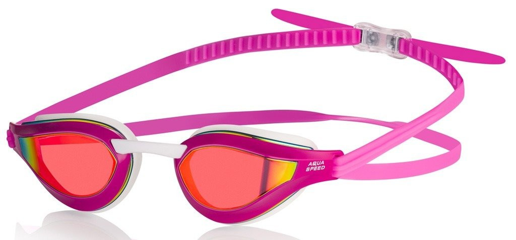 Plavecké brýle AQUA SPEED Rapid Mirror Pink Pattern 03 M/L