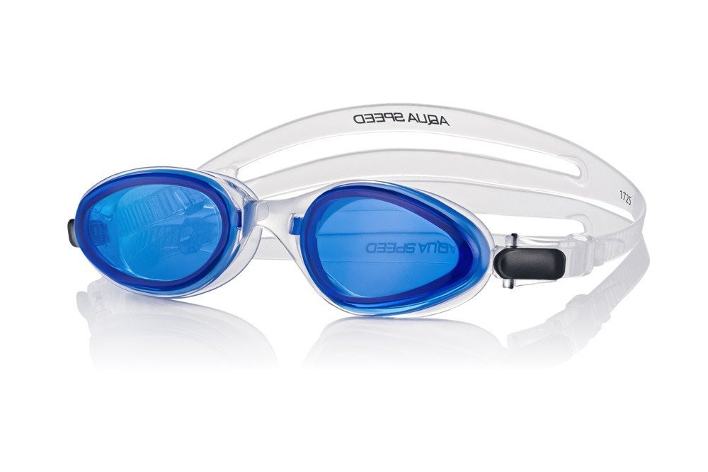 Plavecké brýle AQUA SPEED Sonic JR Transparent/Blue Pattern 61 S
