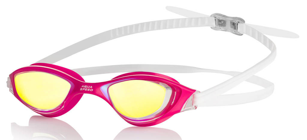Plavecké brýle AQUA SPEED Xeno Mirror Pink/Gold Pattern 03 L