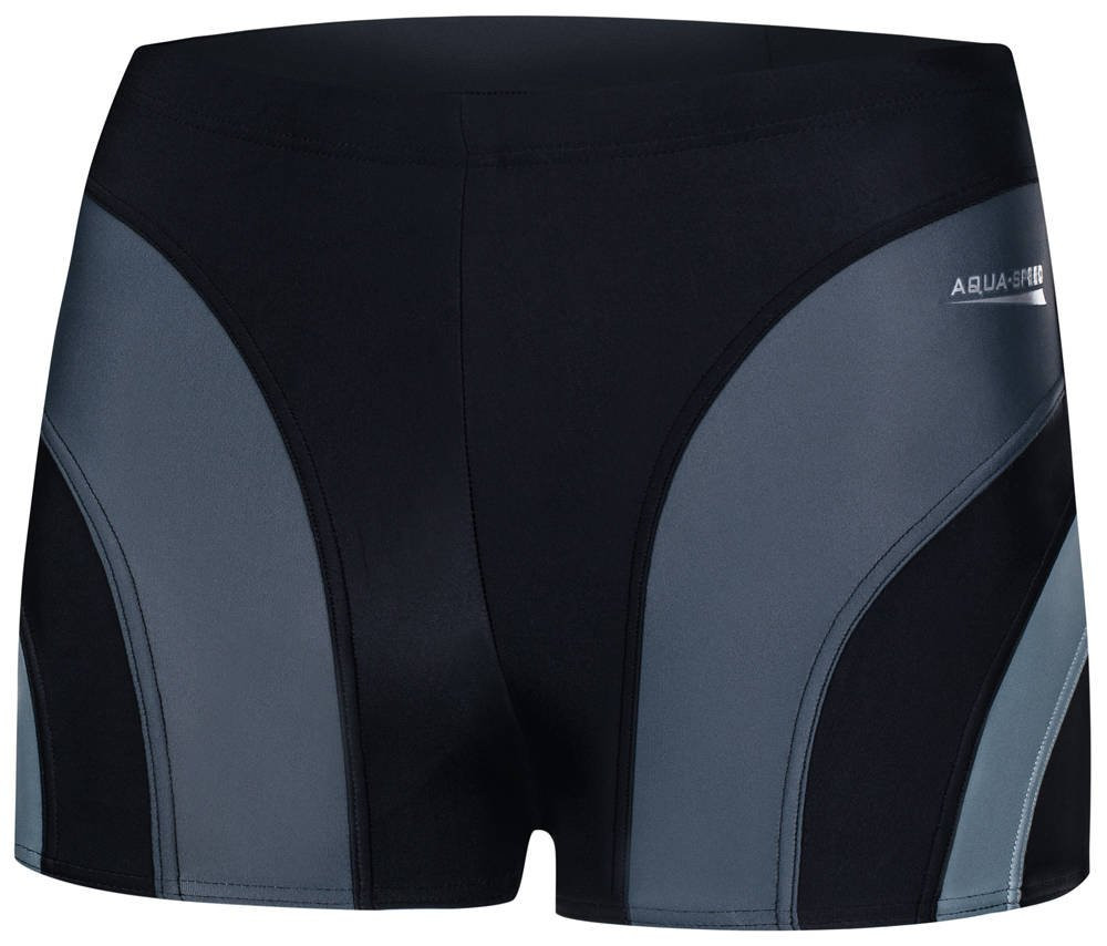 AQUA SPEED Plavecké šortky Sasha Black/Grey Pattern 13 L