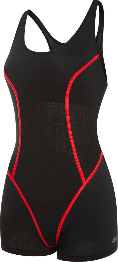 AQUA SPEED Plavky Rita Black/Red Pattern 16 S (36)